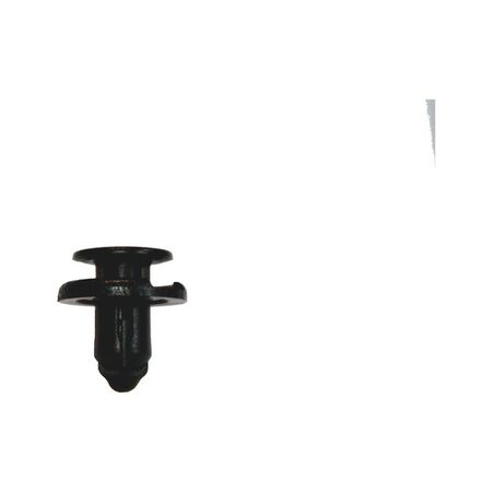 Push in Rivet without Cap | High Retention Force | Easy Installation | Black Plastic | @Pack of 25 | by Wurth