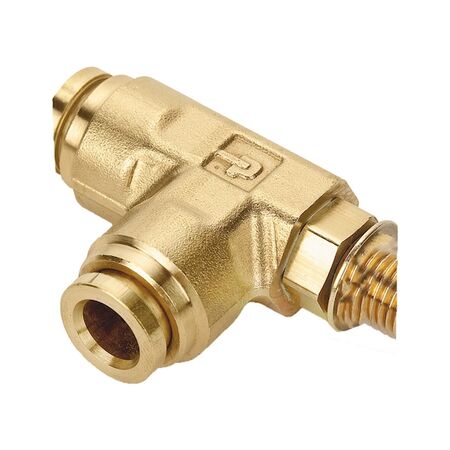 Tee-Piece Coupling NPTF Male Thread | Durable Metal | Leak-Free Design | Pack of 5 | by Wurth