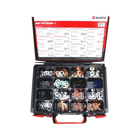 Sump Plug Washers Assortment | 310 Pieces | Universal Fit | by Wurth