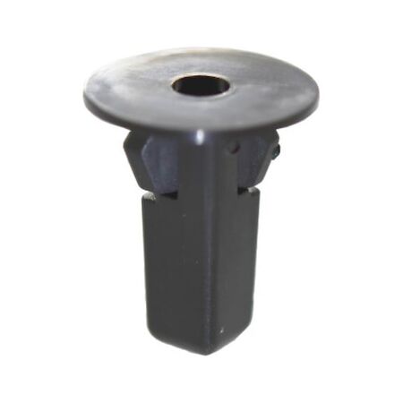Expanding Nut Rounded from Below | Durable Black Plastic | Automotive Fastening | @Pack of 25 | by Wurth