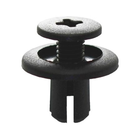 Screw Rivet with Cross-Shaped Slit | Adjustable & Reusable | @Pack of 25 | by Wurth