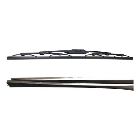 Replacement Rubber Wiper Blades | Universal Fit | Graphite Coating | @Pack of 20 | by Wurth