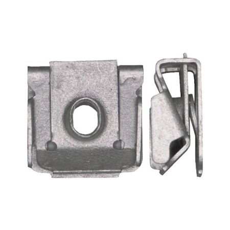 Sheet Metal Nut M5 with Raised Wings | Self-Locking Design | Flake Zinc Coating | by Wurth