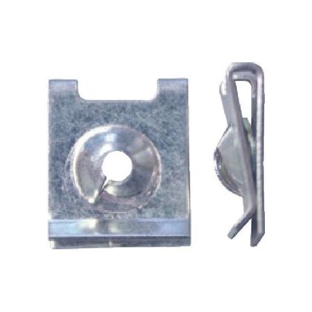 Sheet Metal Nut with Closed Screw-in Area | Zinc Plated | Spring Steel | @Pack of 25 | by Wurth