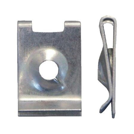 Sheet Metal Nut with Closed Screw-in Area | Zinc Plated | Spring Steel | @Pack of 25 | by Wurth