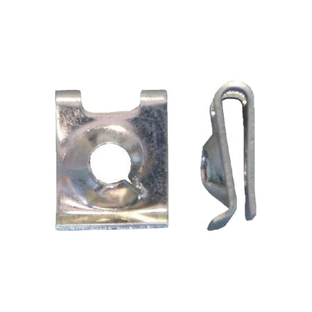 Sheet Metal Nut with Closed Screw-in Area | Zinc Plated | Spring Steel | @Pack of 10 | by Wurth