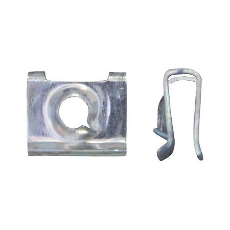 Sheet Metal Nut with Closed Screw-In Area | Zinc Plated | Spring Steel | @Pack of 10 | by Wurth