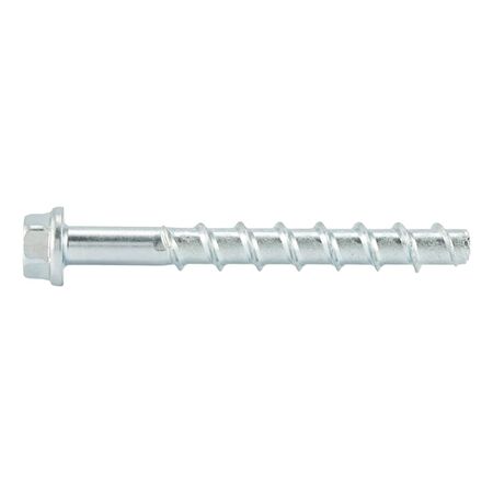 Concrete Screw with Hexagon Head | Zinc-Plated Steel | High Load Capacity & Fire Resistant | @Pack of 50 | by Wurth