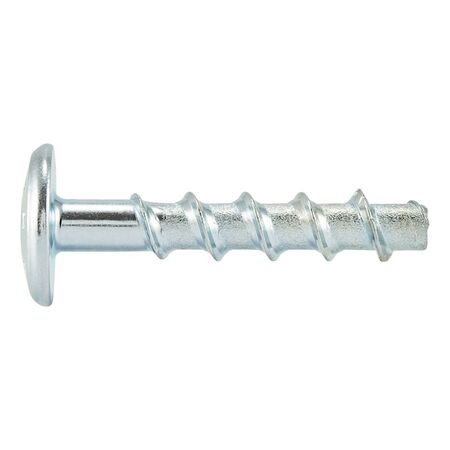 Concrete Screw with Large Pan Head | Zinc Plated Steel | High Load Capacity | @Pack of 100 | by Wurth