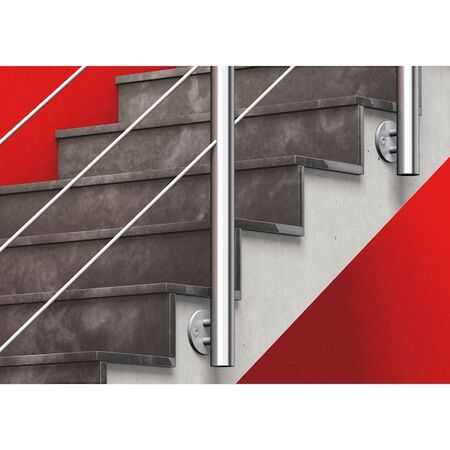 Concrete Screw with Countersunk Head | Zinc-Plated Steel | High Load Capacity | Flush-Mount Installation | @Pack of 100 | by Wurth