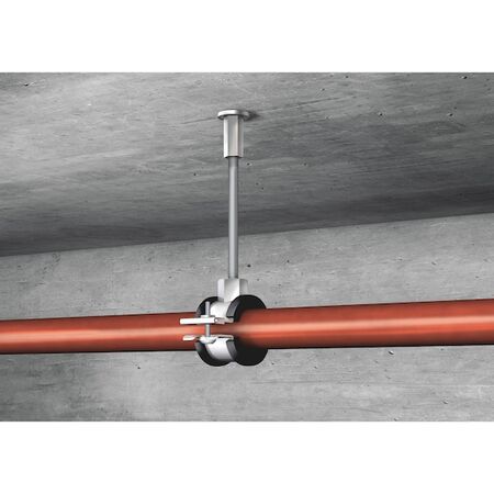 Concrete Screw with Female Thread W-BS/S | Zinc Plated Steel | M8/M10 Compatibility | High Load Capacity | @Pack of 50 | by Wurth