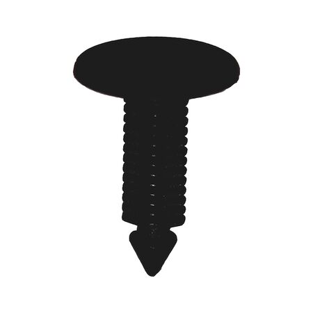 Fir Tree Clip | Small Gradation & Narrow Shape | Quick Installation | 25 PCS | Black | by Wurth