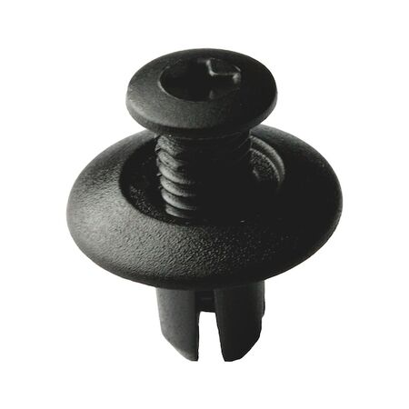 Screw Rivet with Cross-Shaped Slit | Adjustable Installation | Removable Fastener | @Pack of 25 | by Wurth