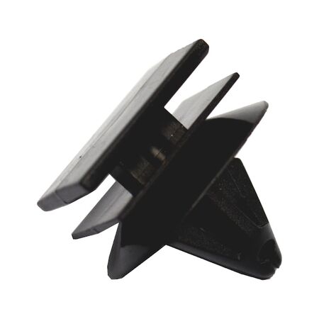 Interior Trim Clip Closed | Black Plastic | Easy Installation | 10 Pack | by Wurth
