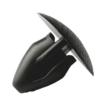 Plastic Rivet Opened Without Pin | 20mm Head Diameter | Quick Installation | Black Color | @Pack of 25 | by Wurth