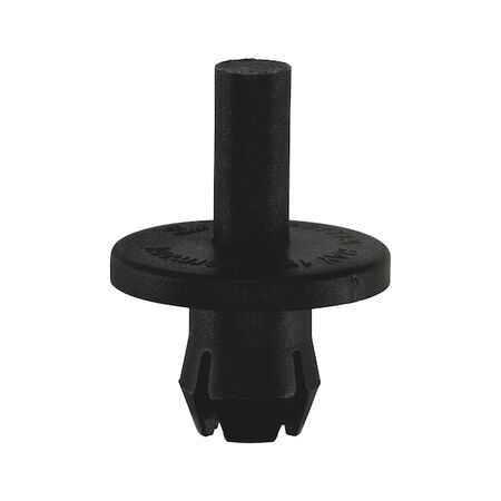 Plastic Expanding Rivet | Multiple Slits for Secure Expansion | Black Color | @Pack of 10 | by Wurth