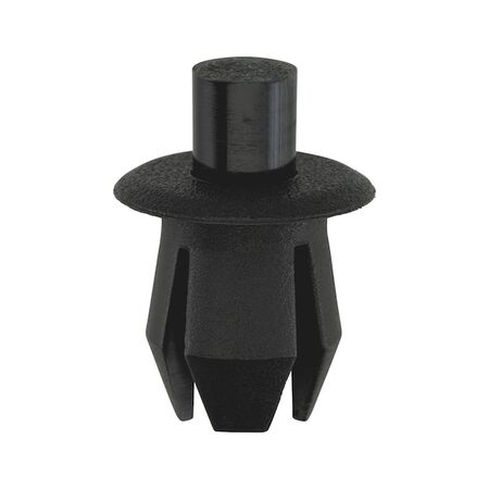 Plastic Expanding Rivet without Cap | Durable PA 66 Material | Multiple Slits for Effective Expansion | Dark Grey | @Pack of 10 | by Wurth