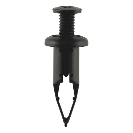 Screw Rivet Tapers Downwards | Adjustable Installation | Removable Fastener | Black | @Pack of 25 | by Wurth
