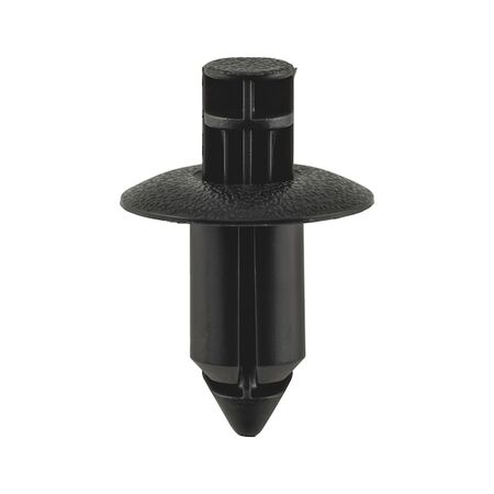 Push In Rivet Without Cap | High Retention Force | Easy Installation | Black | @Pack of 25 | by Wurth