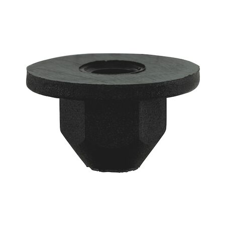 Plastic Hexagon Nut | M5 Compatible | Fibre Glass Reinforced | Black | @Pack of 10 | by Wurth