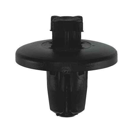 Push In Rivet Without Cap | High Retention Force | Easy Installation | Black | @Pack of 25 | by Wurth