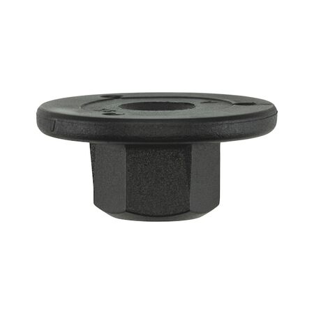 Plastic Hexagon Nut | Durable Nylon Material | Black Color | @Pack of 25 | by Wurth