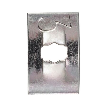 Bent Spring Nut Flat Shape | Vibration Resistant | Zinc Plated | @Pack of 25 | by Wurth