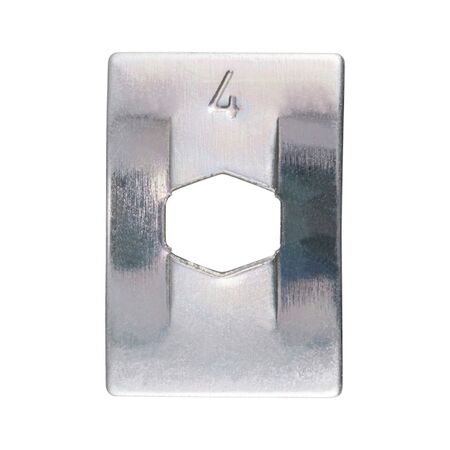 Bent Spring Nut Flat Shape | Vibration Resistant | Reusable Design | Zinc Plated | @Pack of 25 | by Wurth