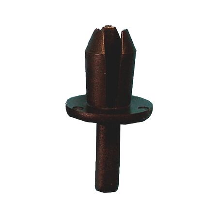 Plastic Expanding Rivet without Cap | Multiple Slits for Secure Expansion | @Pack of 25 | by Wurth