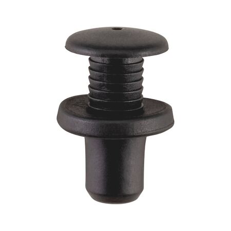 Screw Rivet Tapers Downwards | Adjustable Installation | Nylon Material | Black Color | @Pack of 25 | by Wurth