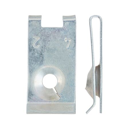 Sheet Metal Nut with Closed Screw-in Area | Zinc Plated | Spring Steel | @Pack of 25 | by Wurth