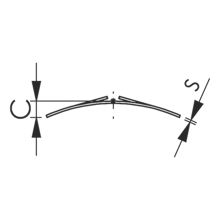 Bent Spring Nut Flat Shape | Vibration Resistant | Reusable Design | Zinc Plated | @Pack of 25 | by Wurth