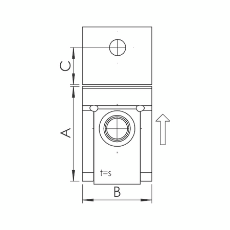 Sheet Metal Nut with Threaded Shank | M6 Compatibility | Flake Zinc Silver Finish | @Pack of 25 | by Wurth