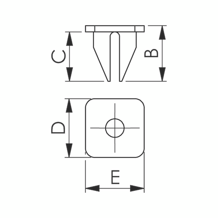 Expanding Nut for Round Holes | One-Sided Assembly | Corrosion Resistant | by Wurth