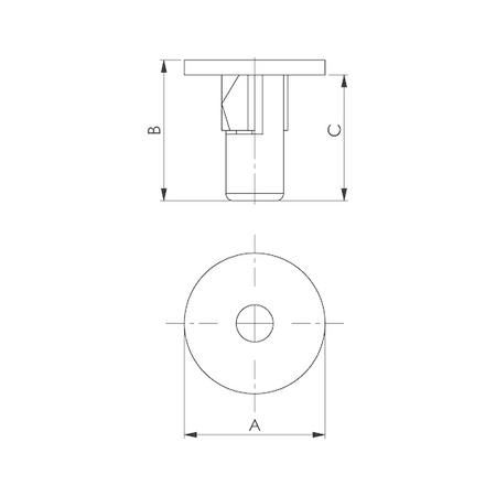 Expanding Nut Rounded for Sheet Metal | Compatible with ST Screws | Secure Fastening | @Pack of 25 | by Wurth
