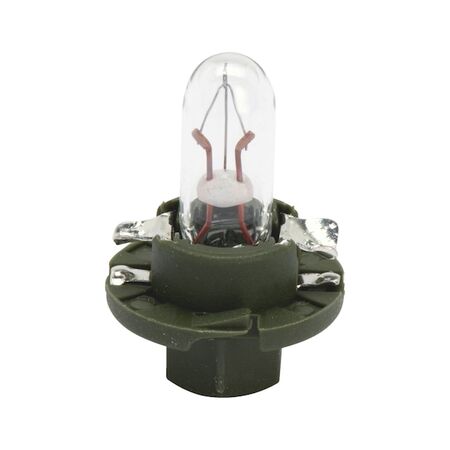 Plastic Socket Bulb for Instrument Lighting | Olive Green | 12V 1.3W | PCB Fitting | @Pack of 10 | by Wurth