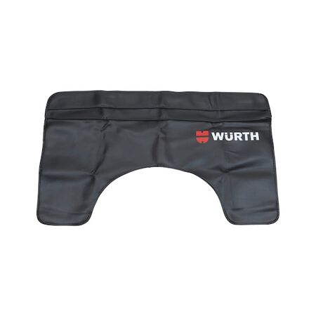 Mudguard Protector with Sewn-in Sand Bags | Robust Black Synthetic Leather | Soft Foam Interior | by Wurth