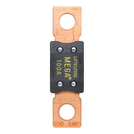 Threaded Fuse MEGA | 100 A Max Current | Yellow Identification | @Pack of 5 | by Wurth