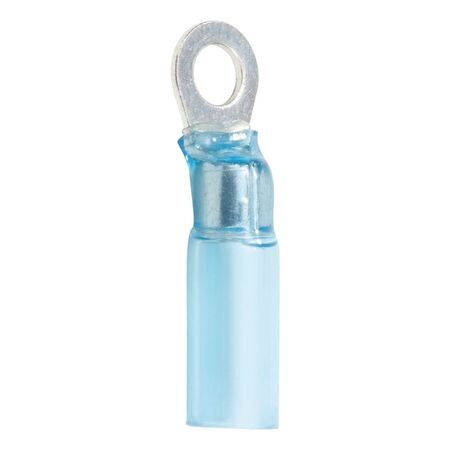 Heat-Shrink Crimp Ring Connector | IP67 Rated | 40% Faster Shrinking | Blue Color | @Pack of 10 | by Wurth