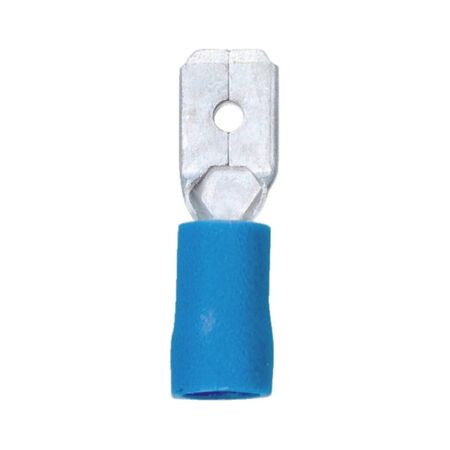 Crimp Cable Lug Blade Connector | PVC Insulated | Copper Material | 600V Rated | @Pack of 25 | by Wurth