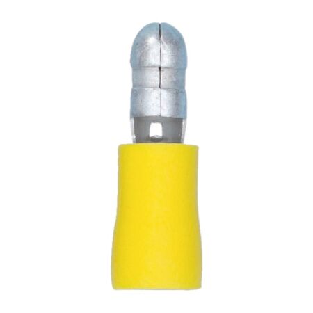Crimp Cable Lug Round Connector | PVC Insulated | 600V AC Rated | Copper with Tin Plating | @Pack of 25 | by Wurth