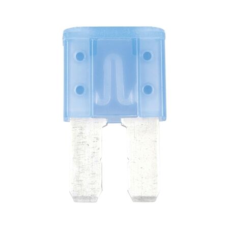 Flat Blade Fuse MICRO 2 | 15A Silver Plated | Turquoise Color | @Pack of 10 | by Wurth