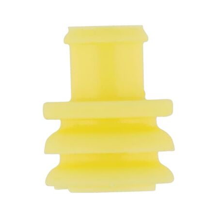 Single Wire Seal for Uninsulated Cable Connector | 3.40 mm Seal Diameter | Fits 1.7-2.4 mm Insulation | Yellow Color | @Pack of 25 | by Wurth Single Wire Seal for Uninsulated Cable Connector | 3.40 mm Seal Diameter | Fits 1.7-2.4 mm Insulation | Yellow Color | @Pack of 25 | by Wurth