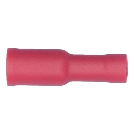 Crimp Cable Lug Blade Connector | Fully Insulated PVC | 600V AC Rated | Red Color | @Pack of 25 | by Wurth