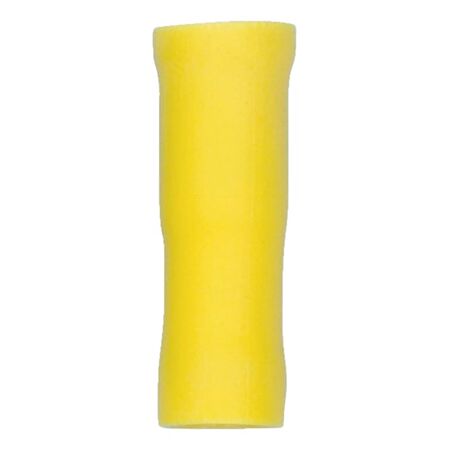 Crimp Cable Lug Blade Connector | Fully Insulated PVC | 600V AC Rated | Yellow | @Pack of 25 | by Wurth