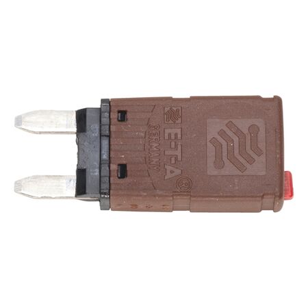 Resettable Fuse MINI | 7.5A Max Current | Thermal Trip Switch | Brown Color | by Wurth