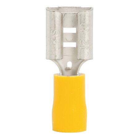 Crimp Cable Lug Push Connector | PVC Insulated | Copper with Tin Plating | 600V AC Rated | @Pack of 25 | by Wurth
