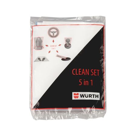 Vehicle Interior Protection Set 5 Pieces | 100 Tear-Off Units | Optimal 0.015 mm Thickness | by Wurth