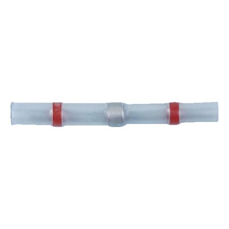 Heat-Shrink Solder Butt Connector | IP67 Rated | Pre-Filled with Solder | Red Color | @Pack of 10 | by Wurth