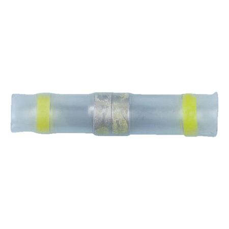 Heat-Shrink Solder Butt Connector | IP67 Rated | Pre-Filled with Solder | Yellow | @Pack of 10 | by Wurth